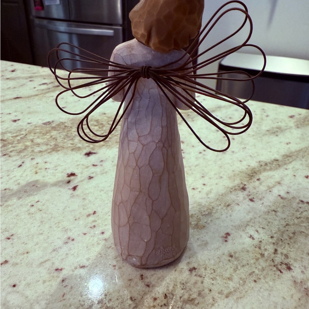 Willow Tree Angel Figurine with Cream and Tan Hues